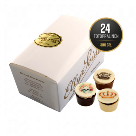 ES_Produktbilder_Fotoptalinen_Poche_300g_24er 24 Fotopralinen im 300 g Poches