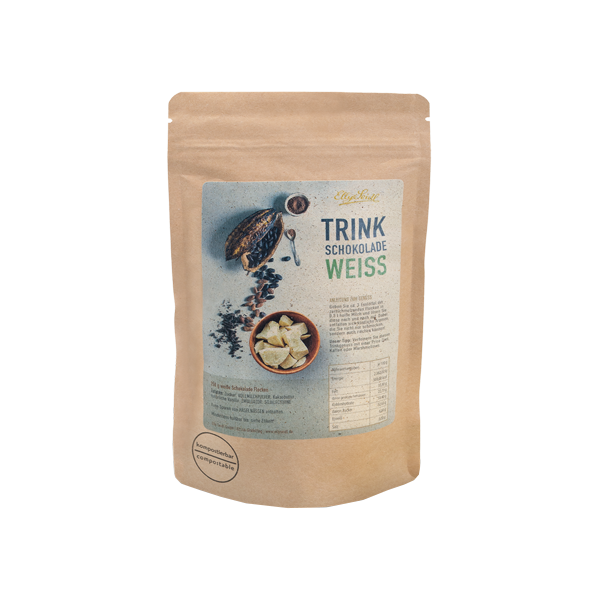 Trinkschokolade Weiß (250g) – Bild 2