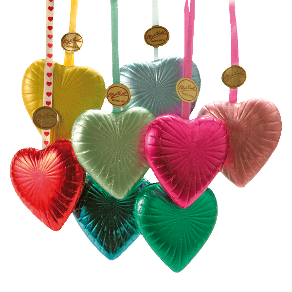 Schokoherzen in Stanniol (30g)