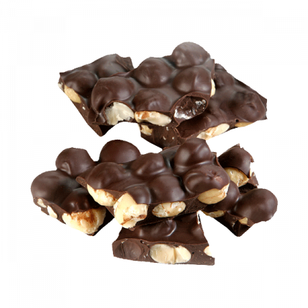 ES_Produkte_Schokoladenbruch_Macadamia_dunkel Macadamiabruch Zartbitter (200g)