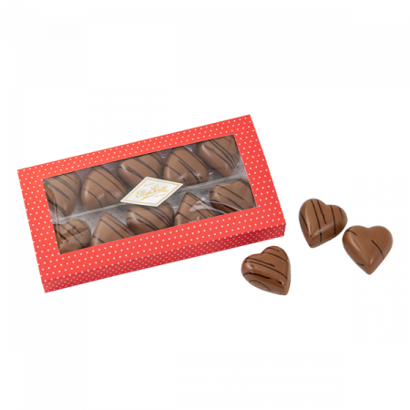 ES_Produkte_Sommer_2023_Herzen_Blister_offen Vollmilch Schokoladenherzen