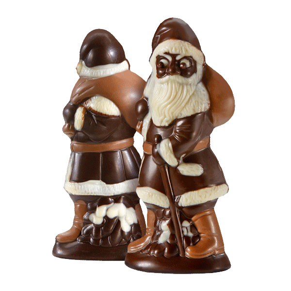 (VORBESTELLUNG) Nikolaus mit Nougatfüllung, Zartbitterschokolade