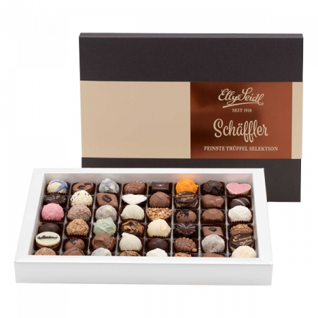 EllySeidl_Praesentschachtel_Schaeffler_600-1 Pralinenmischung München-Serie Schäffler (Trüffelmischung)